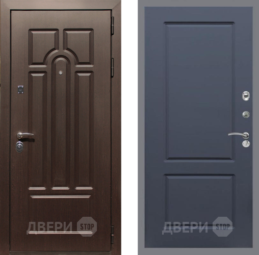 Входная металлическая Дверь Рекс (REX) Эврика FL-117 Силк титан в Рузе