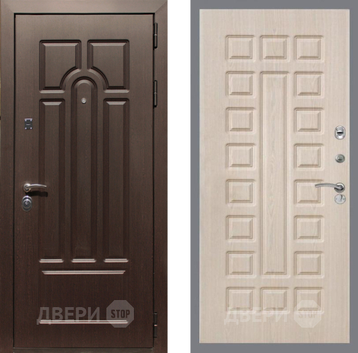 Дверь Рекс (REX) Эврика FL-183 Беленый дуб в Рузе