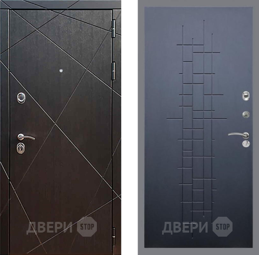 Входная металлическая Дверь Рекс (REX) 13 Венге FL-289 Ясень черный в Рузе