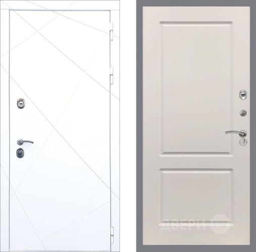 Входная металлическая Дверь Рекс (REX) 13 Силк Сноу FL-117 Шампань в Рузе