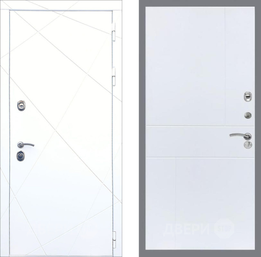 Входная металлическая Дверь Рекс (REX) 13 Силк Сноу FL-290 Силк Сноу в Рузе