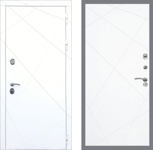 Входная металлическая Дверь Рекс (REX) 13 Силк Сноу FL-291 Силк Сноу в Рузе