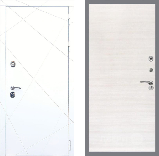 Входная металлическая Дверь Рекс (REX) 13 Силк Сноу GL Акация в Рузе