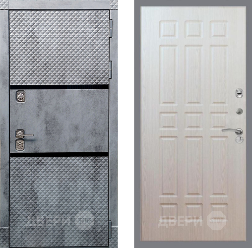 Дверь Рекс (REX) 15 Бетон Темный FL-33 Беленый дуб в Рузе