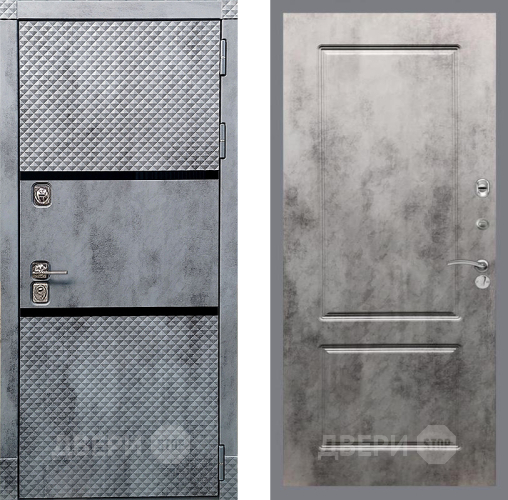 Дверь Рекс (REX) 15 Бетон Темный FL-117 Бетон темный в Рузе