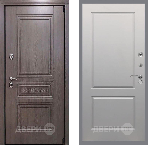 Входная металлическая Дверь Рекс (REX) Премиум-S FL-117 Грей софт в Рузе