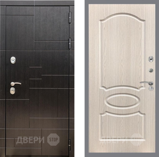 Входная металлическая Дверь Рекс (REX) 20 FL-128 Беленый дуб в Рузе