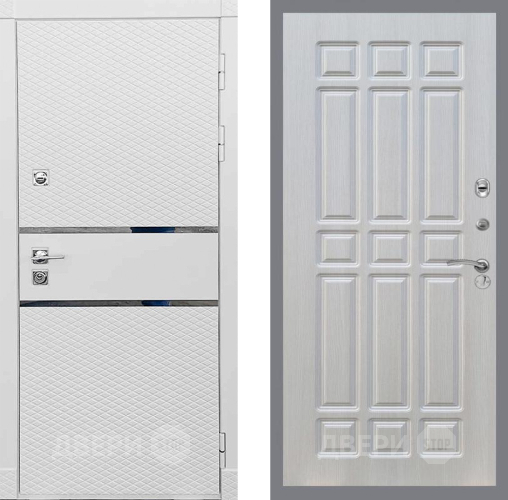 Входная металлическая Дверь Рекс (REX) 15 Силк Сноу FL-33 Лиственница беж в Рузе