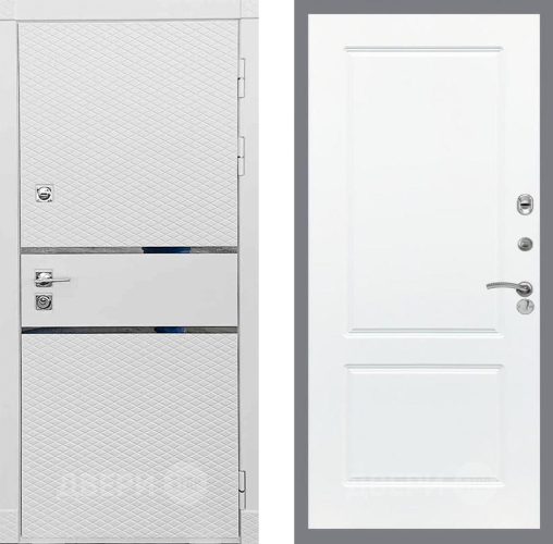 Входная металлическая Дверь Рекс (REX) 15 Силк Сноу FL-117 Силк Сноу в Рузе