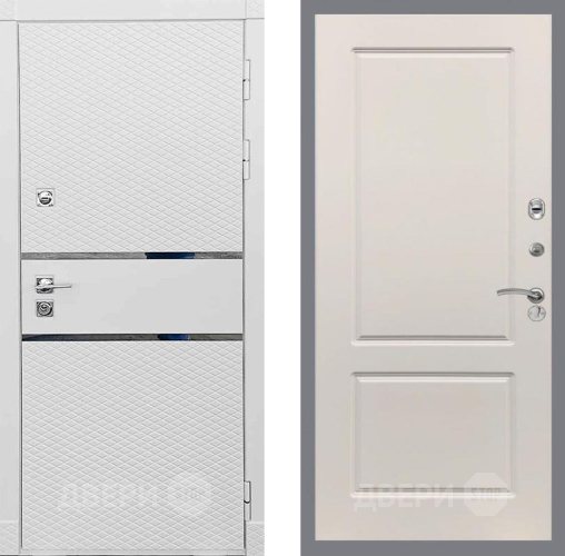 Входная металлическая Дверь Рекс (REX) 15 Силк Сноу FL-117 Шампань в Рузе