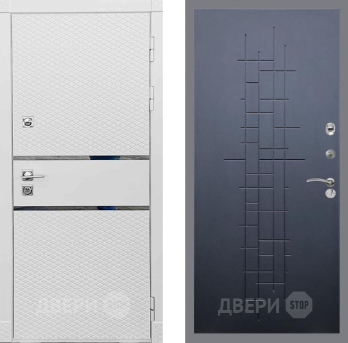 Входная металлическая Дверь Рекс (REX) 15 Силк Сноу FL-289 Ясень черный в Рузе