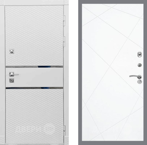 Входная металлическая Дверь Рекс (REX) 15 Силк Сноу FL-291 Силк Сноу в Рузе