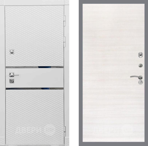 Входная металлическая Дверь Рекс (REX) 15 Силк Сноу GL Акация в Рузе