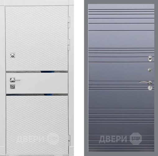 Входная металлическая Дверь Рекс (REX) 15 Силк Сноу Line Силк титан в Рузе