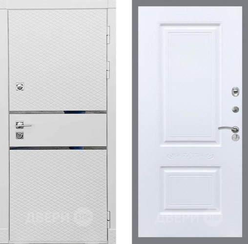 Входная металлическая Дверь Рекс (REX) 15 Силк Сноу Смальта Силк Сноу в Рузе