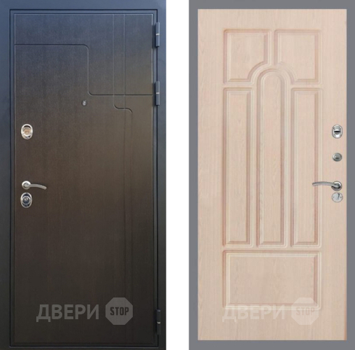 Входная металлическая Дверь Рекс (REX) Премиум-246 FL-58 Беленый дуб в Рузе