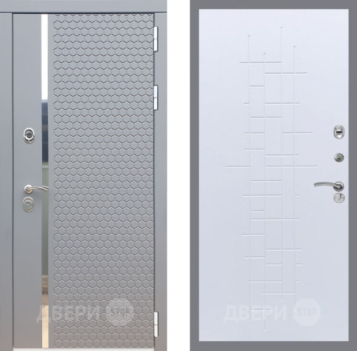 Входная металлическая Дверь Рекс (REX) 24 FL-289 Белый ясень в Рузе