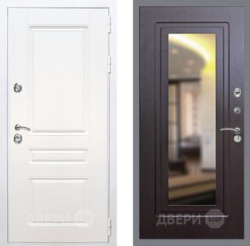 Дверь Рекс (REX) Премиум-н Силк Сноу FLZ-120 Венге в Рузе