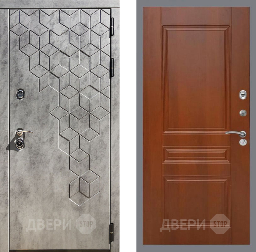 Входная металлическая Дверь Рекс (REX) 23 FL-243 Итальянский орех в Рузе