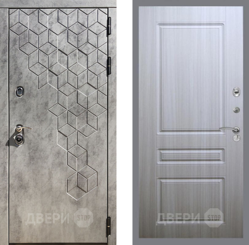 Входная металлическая Дверь Рекс (REX) 23 FL-243 Сандал белый в Рузе