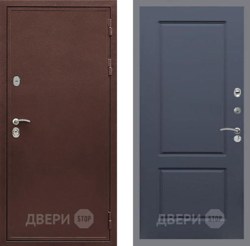 Входная металлическая Дверь Рекс (REX) 5 металл 3 мм FL-117 Силк титан в Рузе