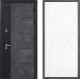 Входная металлическая Дверь Дверной континент ДК-15 Бетон ТЕРМО ФЛ-655 Белый софт в Рузе