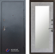 Входная металлическая Дверь Престиж Графит Зеркло Пастораль Бетон светлый в Рузе