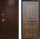 Входная металлическая Дверь Престиж TERMO с терморазрывом Снегирь Медь Классика Дуб в Рузе