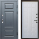 Дверь Престиж TERMO с терморазрывом Премиум Грэй Престиж Белое дерево