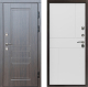 Входная металлическая Дверь Престиж TERMO с терморазрывом Классика Горизонт Бетон белый в Рузе