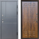 Входная металлическая Дверь Престиж TERMO с терморазрывом Горизонт Грэй Спарта Дуб в Рузе