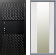 Дверь Заводские двери Тефлон Зеркало Макси Белый матовый