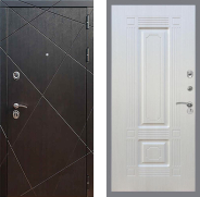 Дверь Рекс (REX) 13 Венге FL-2 Лиственница беж 860х2050 мм